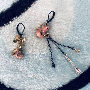 Betsey Johnson Tea Time Earrings